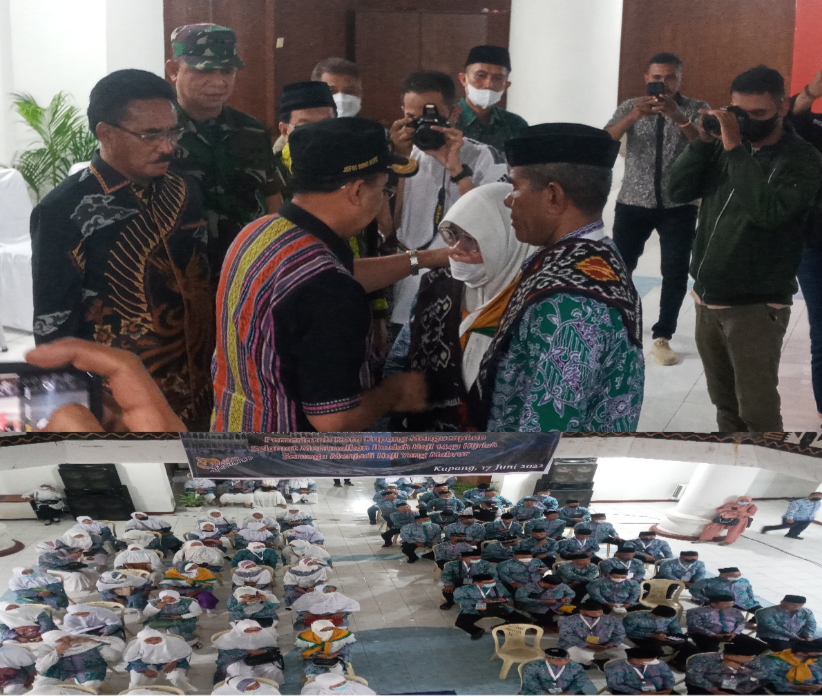 Walikota Kupang Melepas 155 Jemaah Calon Haji 2022, Sampaikan Empat Pesan Penting