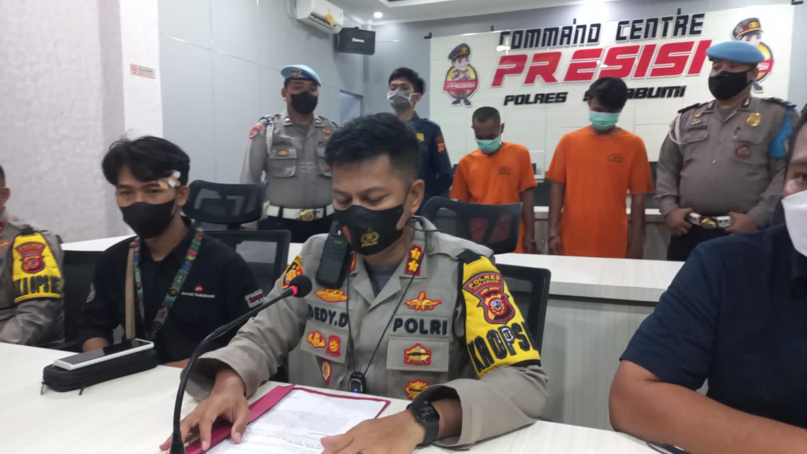 Polres Sukabumi Ungkap Motif Pelaku Penganiayaan Jurnalis Media Online Di Sukabumi