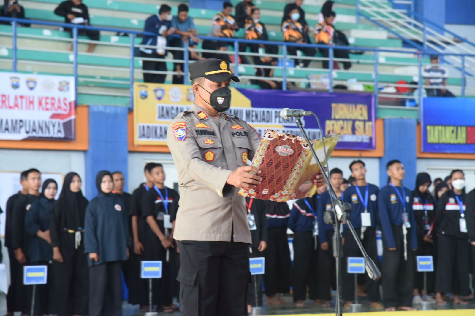 Cetak Atlet Daerah,Polres Lamongan Gelar Turnamen Pencak Silat.