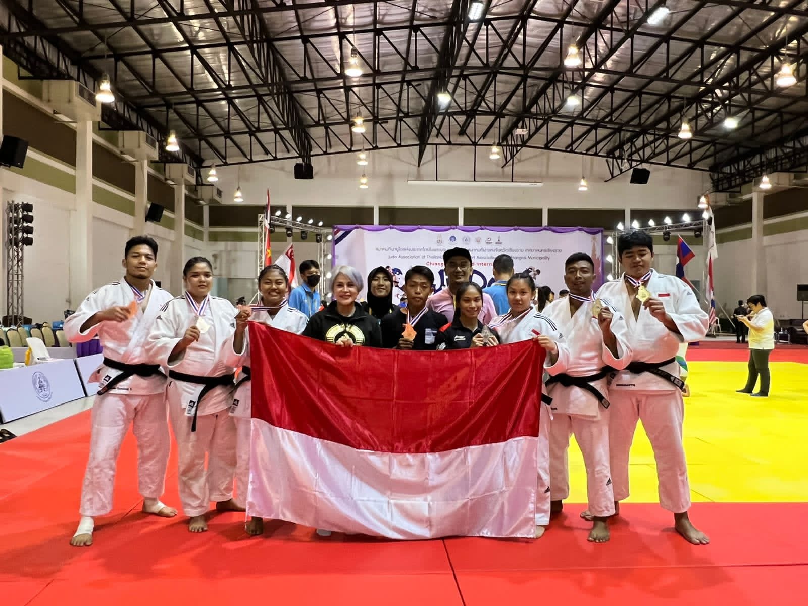 Indonesia Raih Empat  Medali Emas Thailand Internasional Judo Championship 2022.