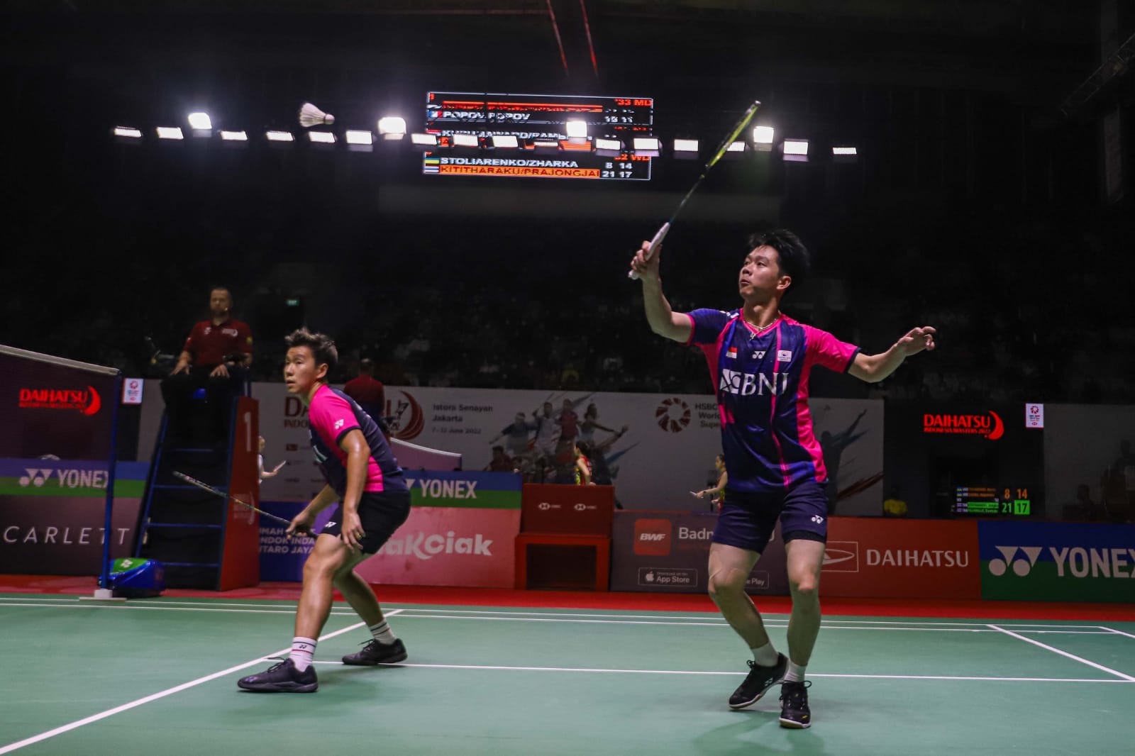 Putra  Ganda Indonesia, The Minions Unggul Jauh Kevin Sanjaya vs Fajar/Rian