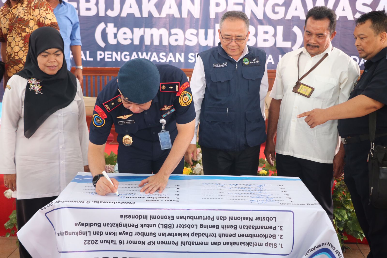 Kementrian KP Sosialisasi Kebijakan Pengelolaan Pengawasan Lobster Kab. Sukabumi