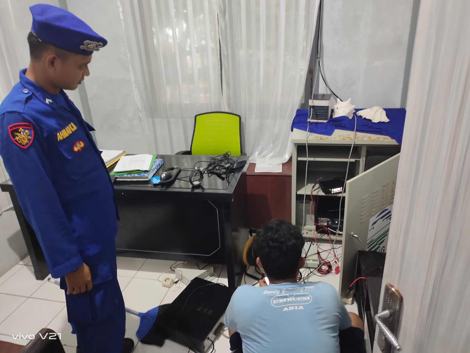 Polisi Pastikan Perbaikan Alat Sistem Peringatan Dini Tsunami di Palabuhanatu Berjalan Baik