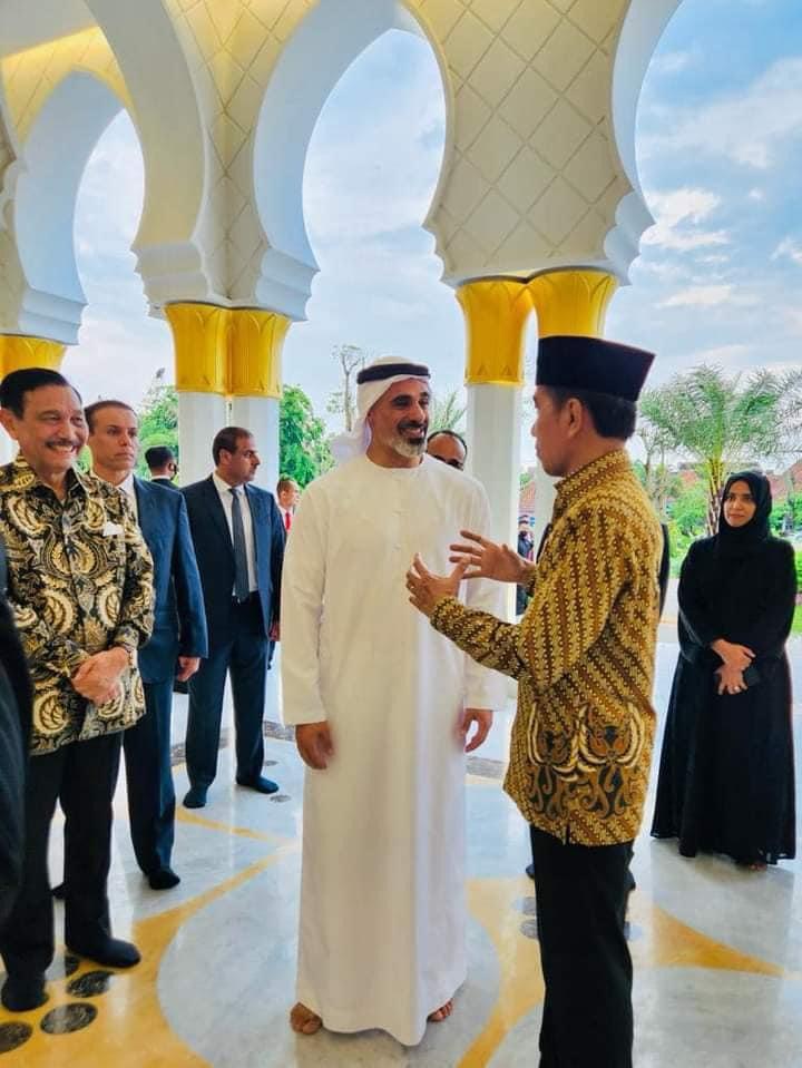 Presiden Jokowi Terima Kedatangan Putra MBZ di Surakarta