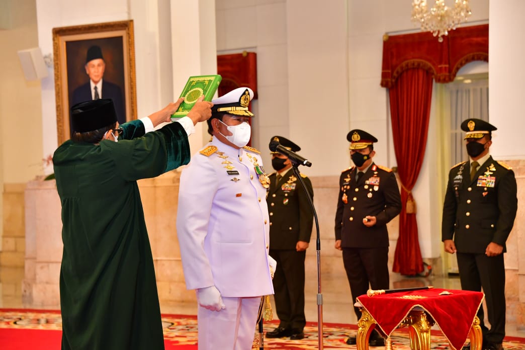 Tok! Presiden RI Resmi Lantik Laksmana Yudo Margono Sebagai Panglima TNI