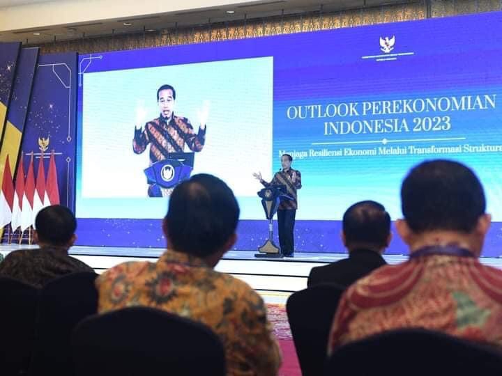 Pemerintah Perbaiki Ekonomi Makro, Presiden Jokowi Hadiri Outlook Perekonomian 2023