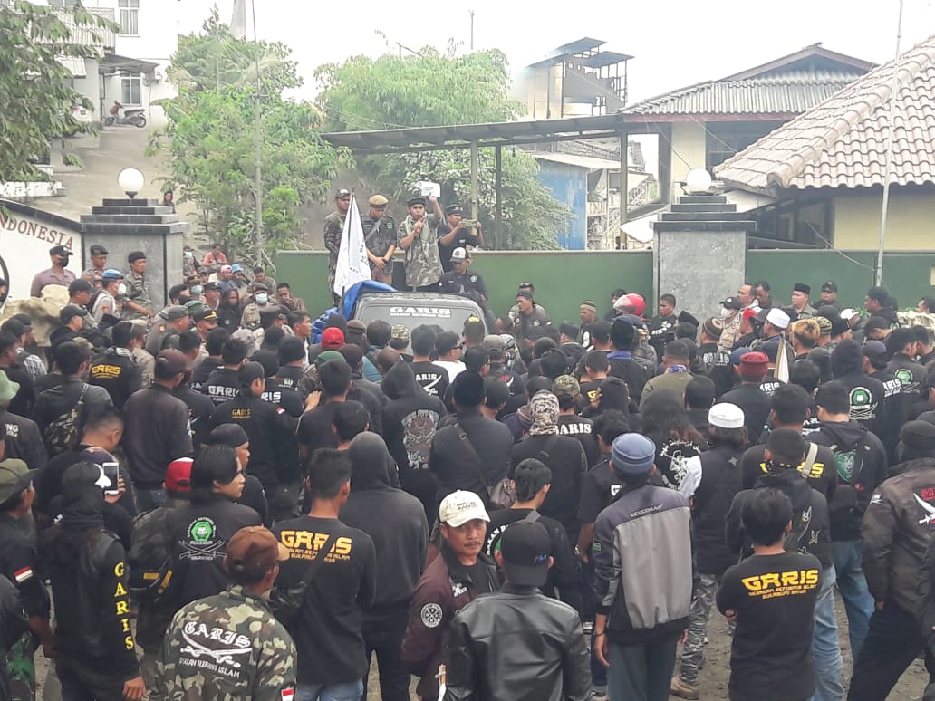 Aksi Demo Ormas Garis Sukabumi Raya di PT Wan Shi Da. Tuntut CSR