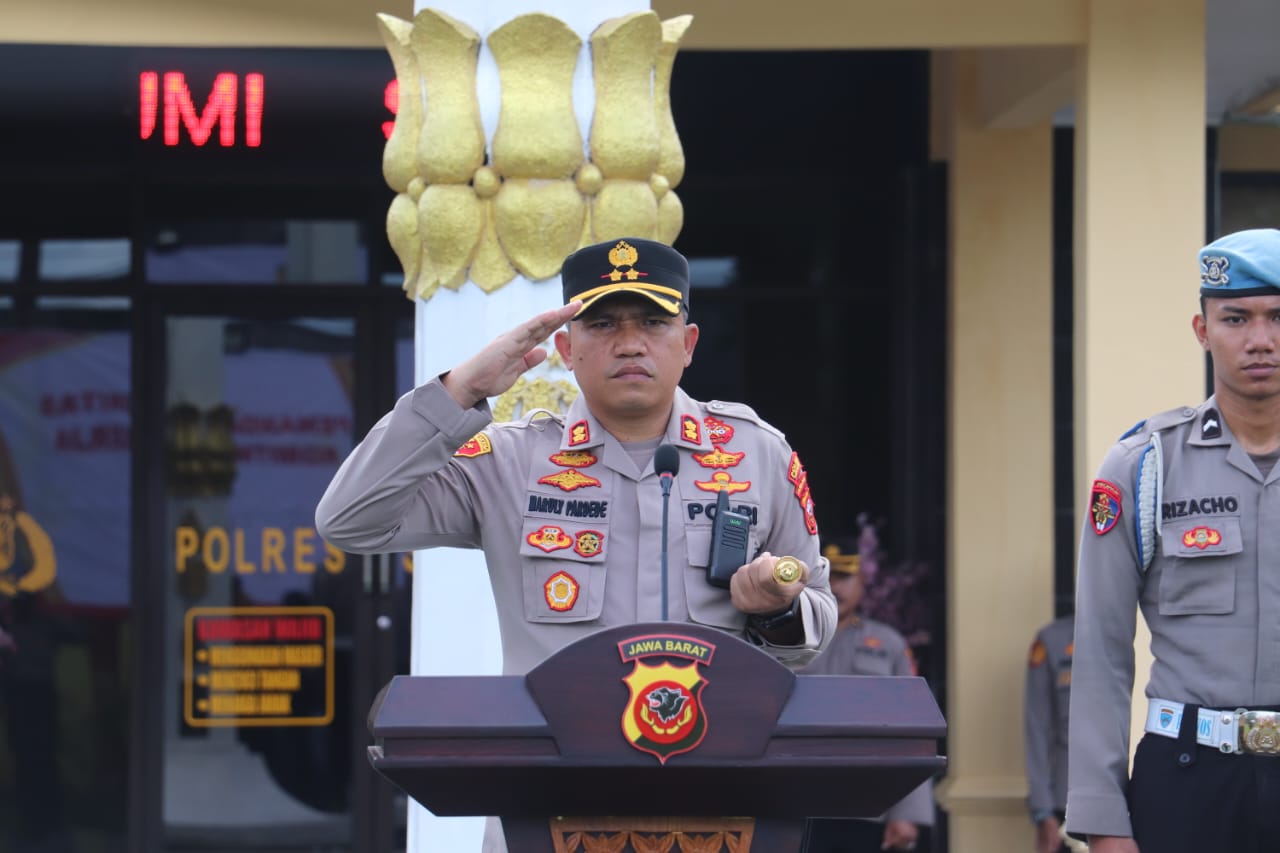 Kapolres Sukabumi AKBP Maruly Pardede Tegaskan, Tidak aAda Kebijakan Pemotongan Anggaran Dipa 2023