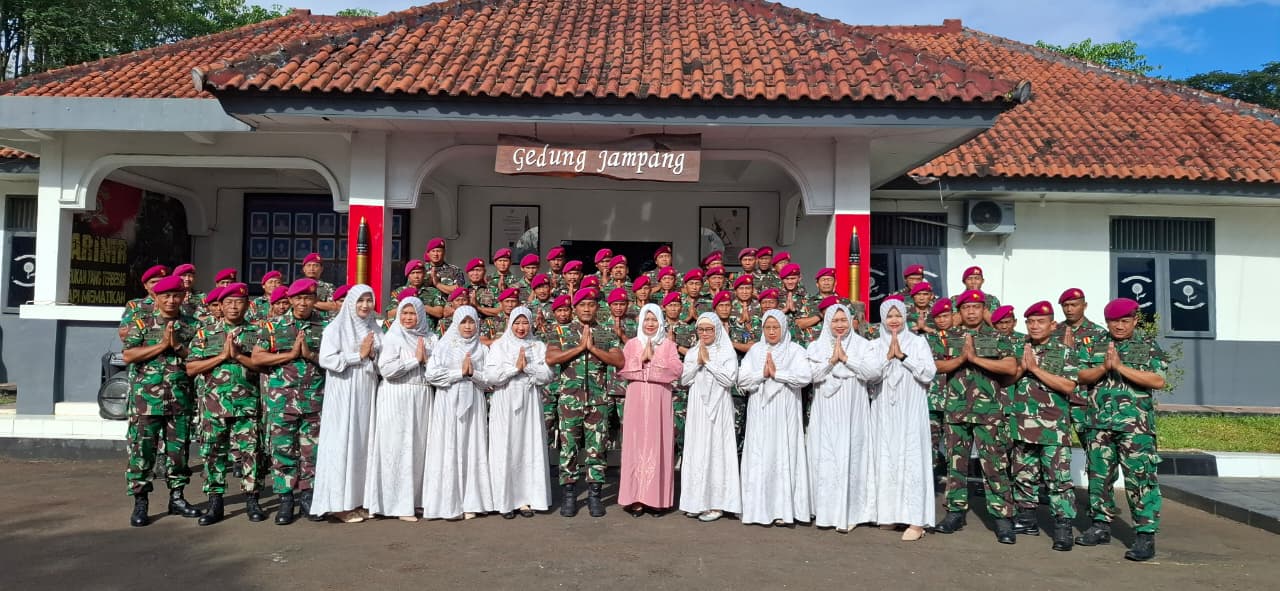 Prajurit Puslatpur Marinir 6 Jampangtengah Halal Bihalal Idul Fitri 1447 Hijriah