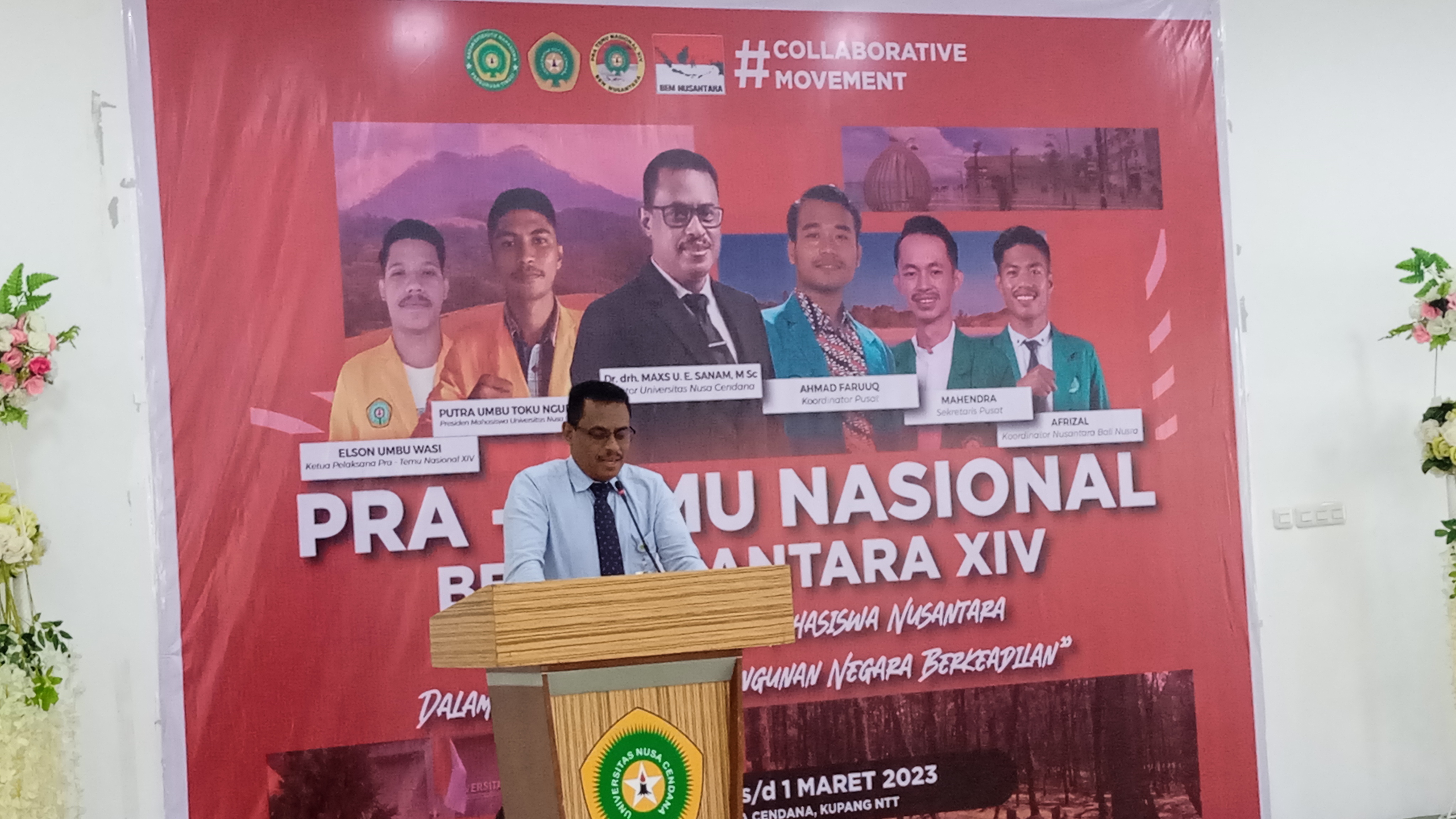 Pra Temu Nasional BEMNUS di Undana. Ini Harapan Rektor