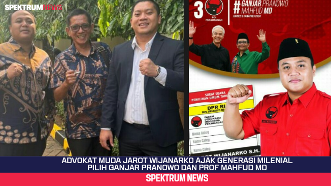 Advokat Muda Jarot Wijanarko Ajak Generasi Milenial Pilih Ganjar Pranowo Dan Prof Mahfud MD