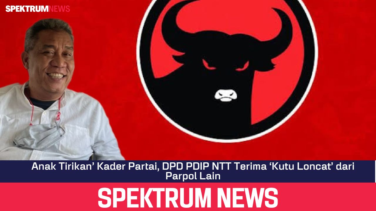 Anak Tirikan’ Kader Partai, DPD PDIP NTT Terima ‘Kutu Loncat’ dari Parpol Lain