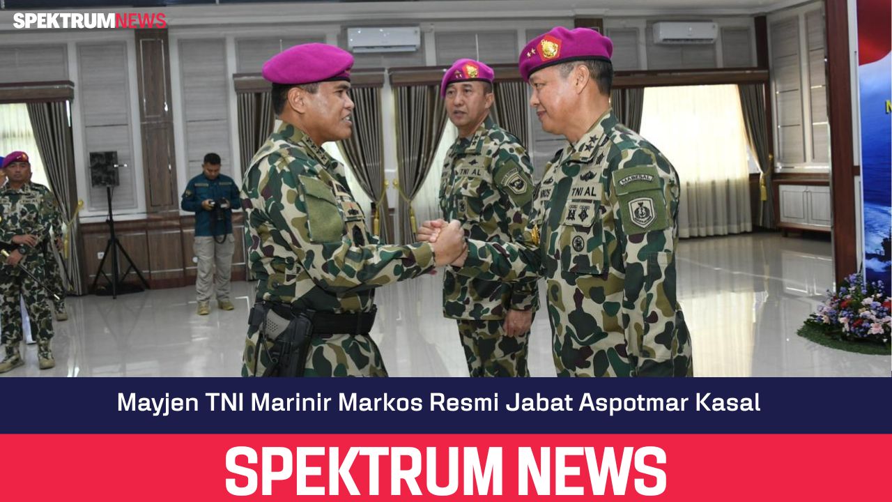 Mayjen TNI Marinir Markos Resmi Jabat Aspotmar Kasal