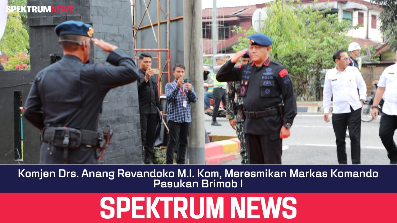 Komjen Drs. Anang Revandoko M.I. Kom, Meresmikan Markas Komando Pasukan Brimob I