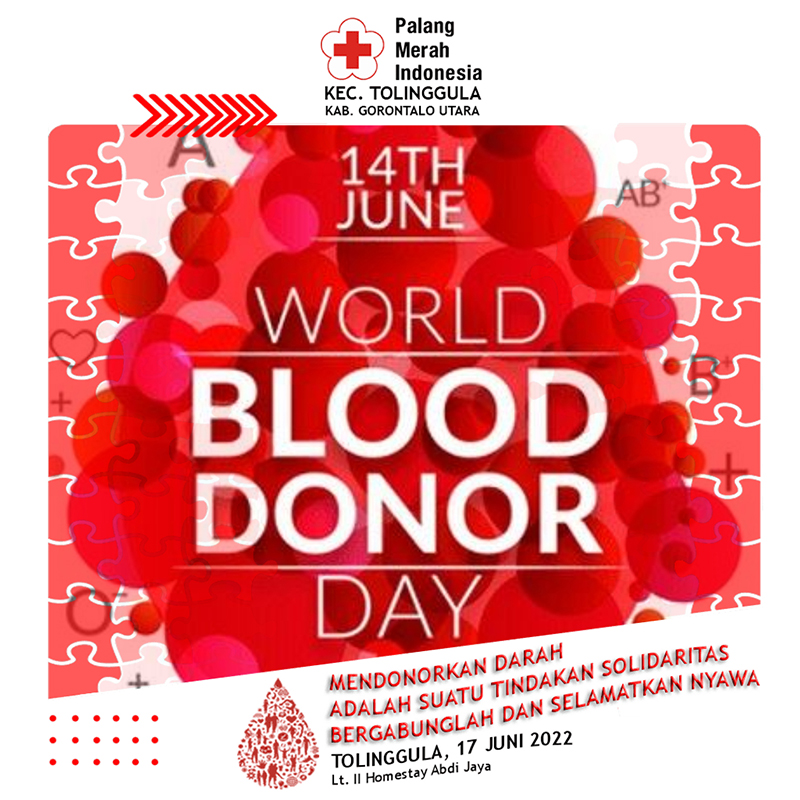Hari Donor Darah Sedunia, Pengurus Palang Merah Indonesia Kecamatan Tolinggula Ajak Masyarakat Gorontalo Utara Ikut Berpartisipasi